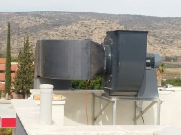 התקנת מערכת נידוף בקפה קפה כפר כנא