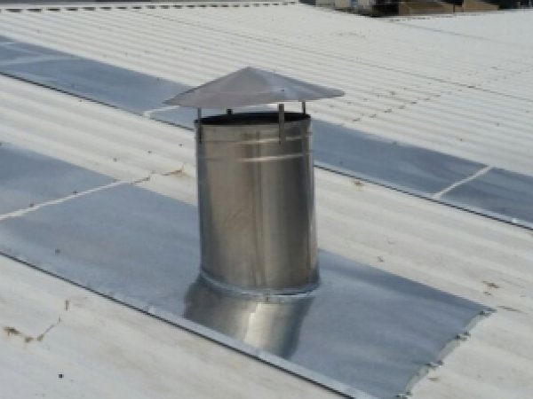 התקנת ארובות - מפעל קפה אווא